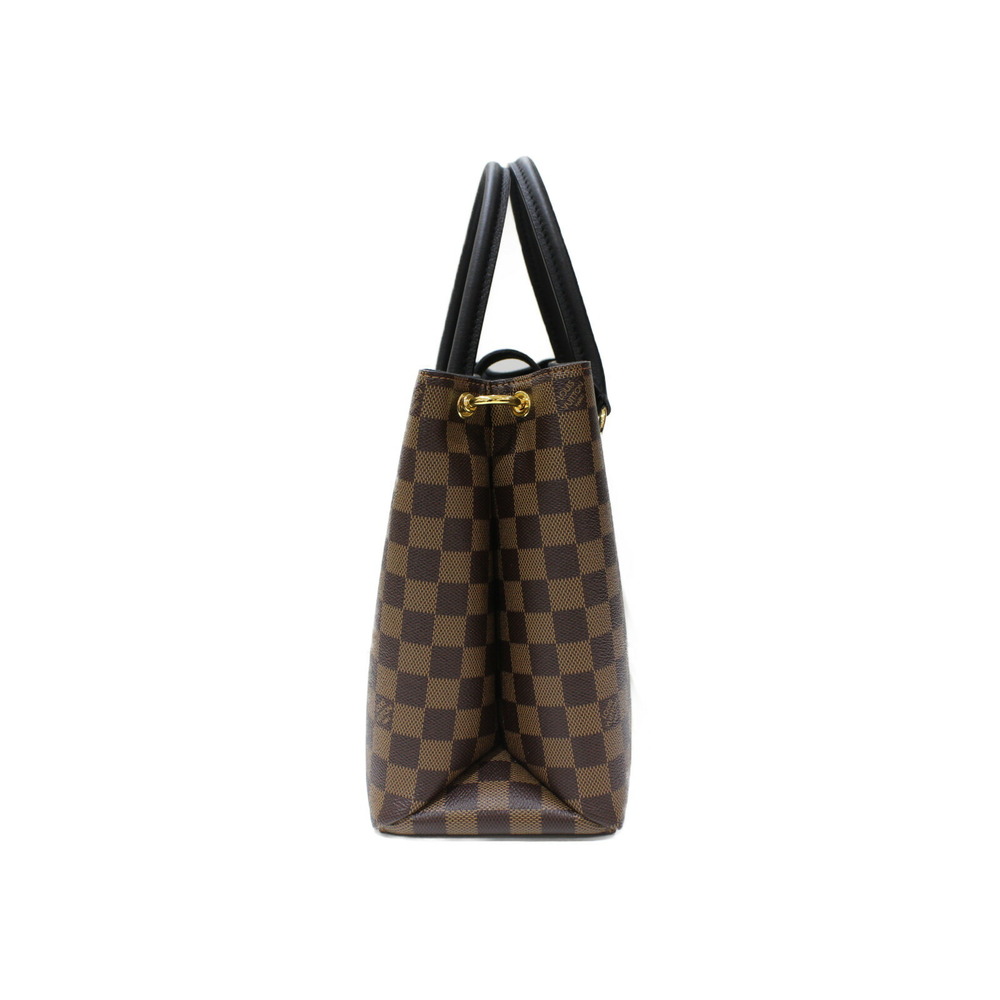 Louis Vuitton Black Taurillon Shoulder Damier Leather Riverside Noir LV Handbag